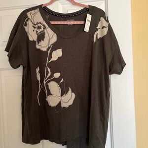 NWT Super cute Anthropologie summer tee